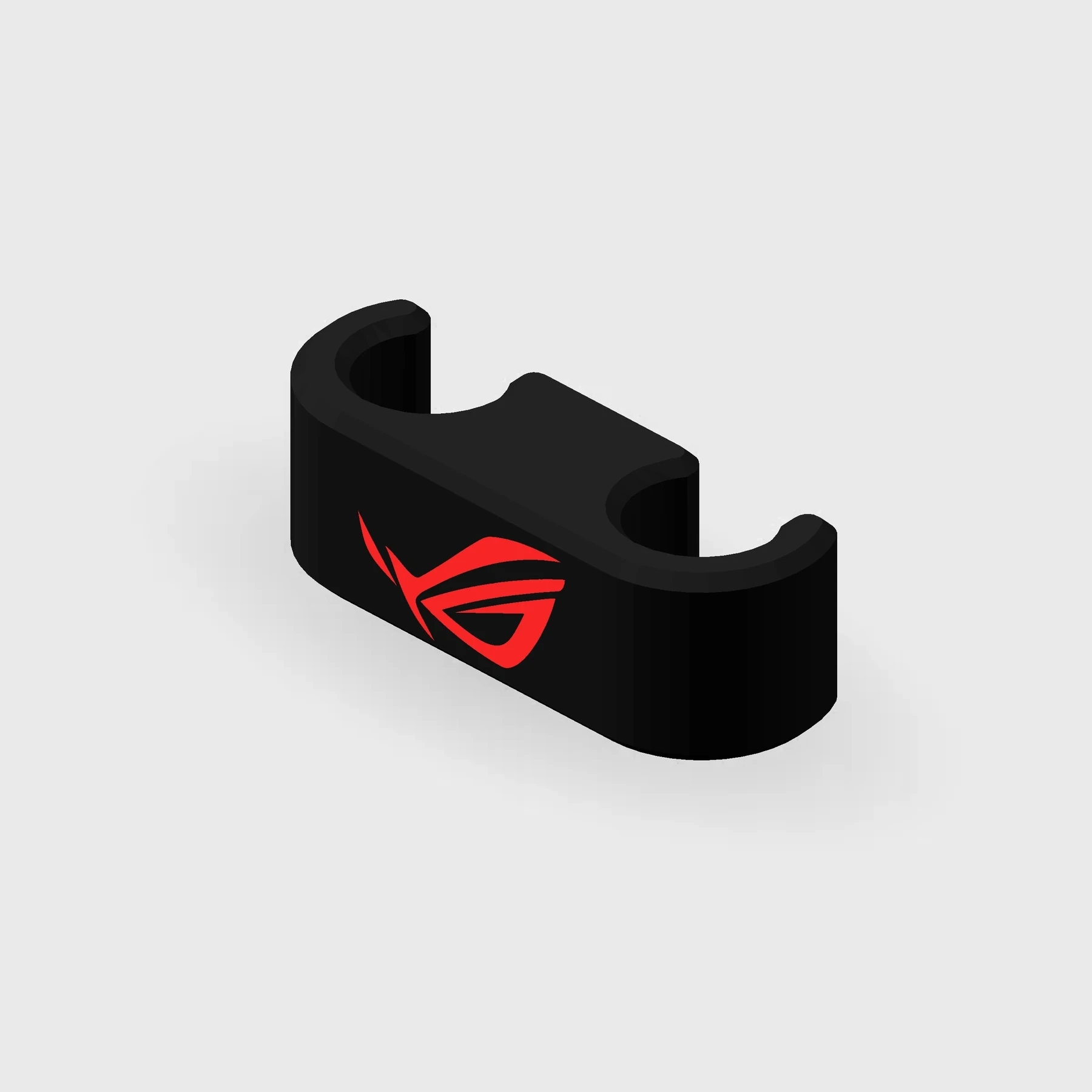 ASUS Red-Logo AIO Clip: Black body / red logo