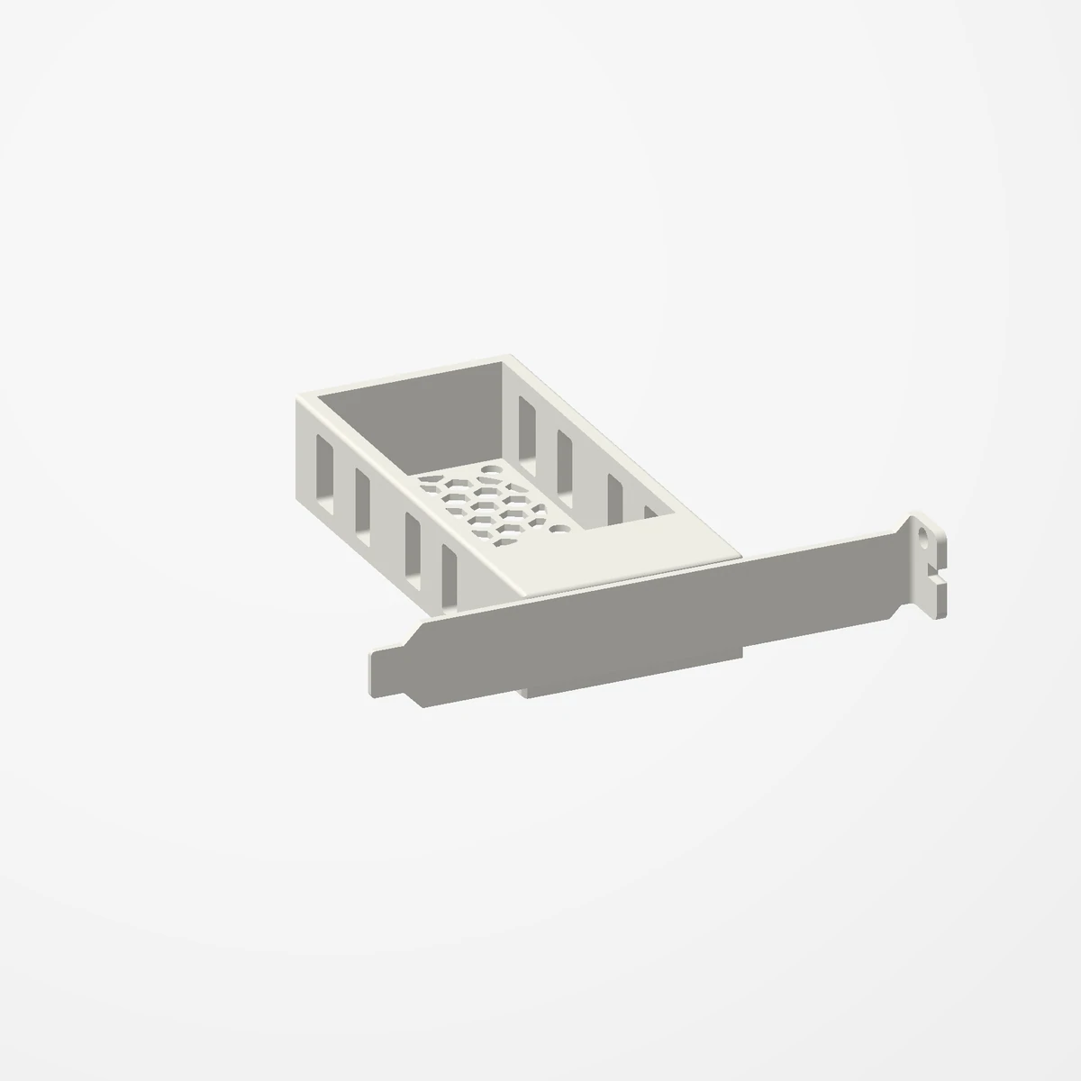 Twin 40 mm fan mount for an HBA card: Mount