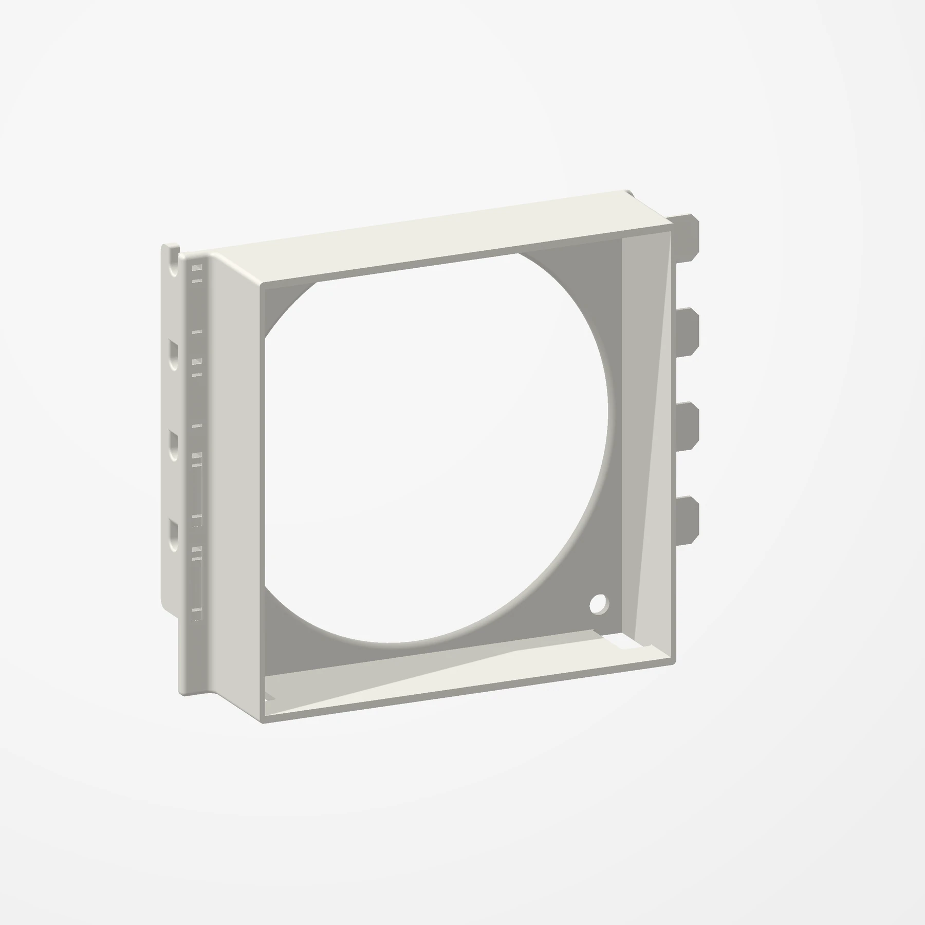 High-Profile 92 mm PCIe Fan Mount: Assembled mount