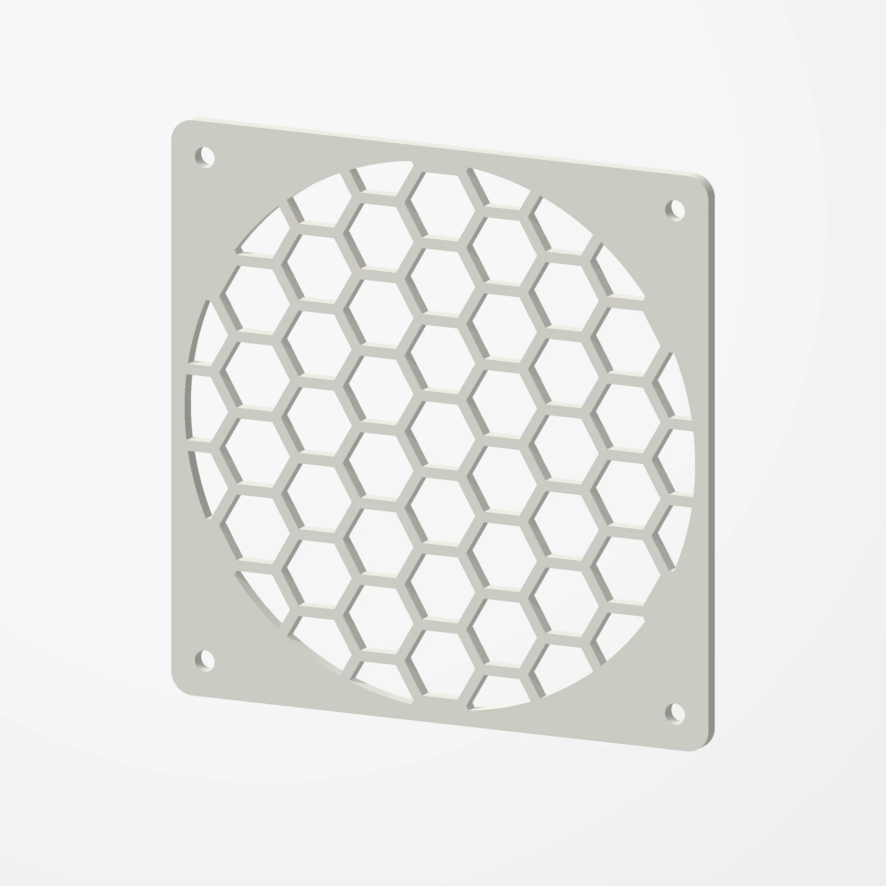 PC Fan Grill: Design: Honeycomb