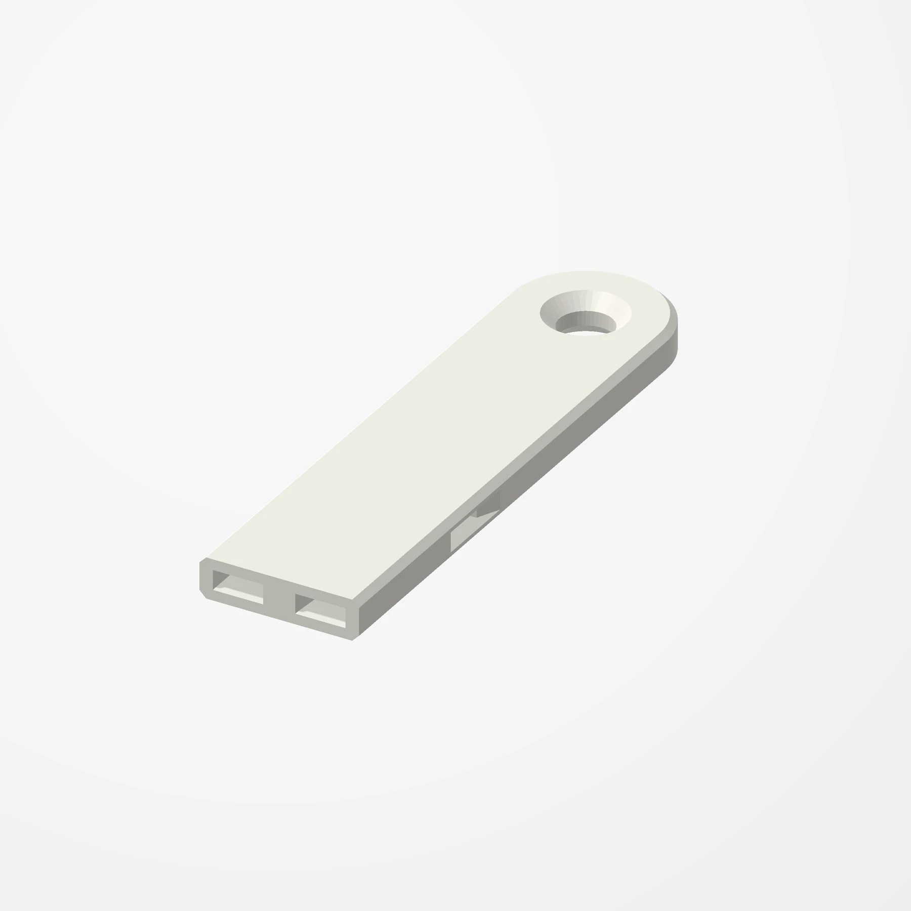 Two-Tone Keychain Whistle: Whistle